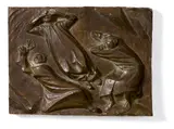 Der Übergang by Ernst Barlach, 1917, Bronze mit braungrüner Patina, sold Dec 2020