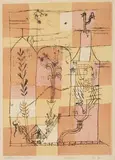 Paul Klee, Hoffmannesque Fairy-tale Scene, 1921, Color serigraph