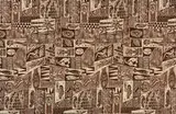 Aaron Bohrod, Exotica fabric panel