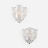 Lalique, Chêne sconces, pair