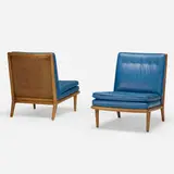 T. H. Robsjohn-Gibbings, lounge chairs, pair