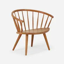 Arka chair by Yngve Ekstrom, c. 1950, oak, sold Mar 2020