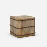19th Century, butcher block occasional table