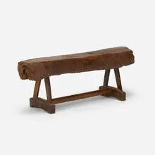 19th Century, bench, carved wood