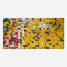 Judy Friday, Untitled, 2010, painted steel street signs mounted to plywood