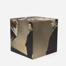Modern, Untitled (Cube), photo lithograph on fabric mounted to plastic cube
