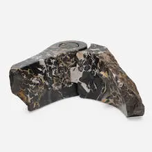 Untitled (Kinetic Sculpture) by Jan Sliwka, 1983, marble, sold Mar 2020