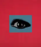 Christopher Makos, Old Blue Eyes #1, 1990, oil on canvas with collage