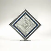 Keystone by Tony DeLap, 1964, aluminum, plexiglas, lacquer, sold May 2004