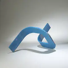 Modern Times by Tony DeLap, 1966, aluminum and baked enamel, sold May 2004