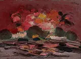 Ralph Rosenborg, Monhegan Island Seascape, 1959, oil on board