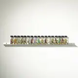 Bill Scanga, untitled, aluminum, isopropyl, minnows, fabric
