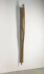 Creighton Michael, Tor, 1989, wood, shellac, graphite