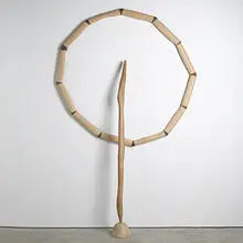 Aeyung Park, untitled, 1986, dogwood, locust, ebony, purple heart, ash