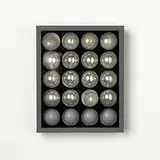 John Willenbecher, untitled, 1964, box with silver-coated glass balls