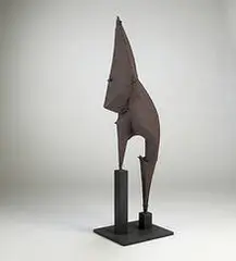 Steve Wood, Dissected Cone, 1987, wood, fiberglass, wire