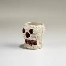 Earl Staley, Skullcap, 1983, painted ceramic