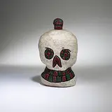 Earl Staley, Cookie Jar Scull, 1983, painted ceramic