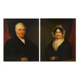 John Neagle, A portrait of a gentleman; and a portrait of a lady (a pair), both oil on canvas