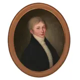 French School, 19th century, Portrait of a young man; and a companion painting (a pair)