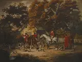 English School, Hunting scenes (a set of four)