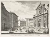 Giuseppe Zocchi, Scelta di XXIV Vedute delle Principali Contrade, Piazze, Chiese, i Palazzi della Citta di Firenze, 1744, A group of 13 engravings, on laid paper