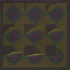 Karel Novosad, Ohne Titel, 1973, Acryl auf Nessel