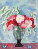 Emil Orlík, Blumenstück (Mohnblumen)