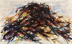 Max Uhlig, Ohne Titel, 1978, Öl auf Leinwand