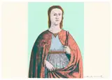 Andy Warhol, Saint Apollonia, 1984, Farbserigraphie auf Velin