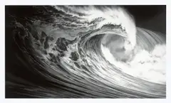 Angel's Wing (Wave) by Robert Longo, 2005, Pigmentdruck auf leichtem Karton, sold Dec 2016