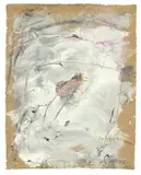 Emil Schumacher, G-23/1961, 1961, Gouache auf Packpapier