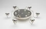 Paul Laszlo, Silver plate candle holder