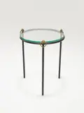 Jacques Adnet, End table, c. 1950