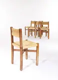Charlotte Perriand, Group of side chairs (6)