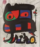 Un Campi Compartit by Joan Miró, 1975, Lithograph, sold Jun 2008