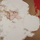 Andy Warhol, Myths (Santa Claus), 1981, From the portfolio of ten screenprints on Lenox Museum Board with diamond dust