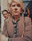 Andy Warhol, Untitled, Photograph of Warhol outside Paramount Studios