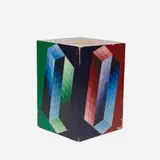 Victor Vasarely, Untitled, oil on wood construction