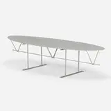 Teruaki Ohashi, coffee table, c. 1985, enameled aluminum, wire