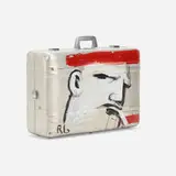 Robert Loughlin, Untitled (Briefcase), c. 2000, acrylic and marker on found object