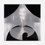 Francois Monnet, Untitled, c. 1970, aluminum construction on masonite