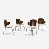 Ib Kofod-Larsen, Penguin chairs, set of four