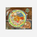 Robert S. Neuman, Pedazos del Mundo Collage, 1962, mixed media collage