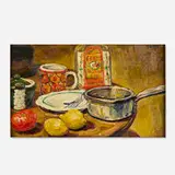 Philip Sherrod, Untitled (Still Life), 1970, oil on linen