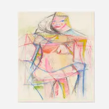 Don Smith, Untitled (Nude), c. 1975, pastel on paper