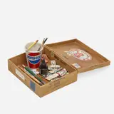 Richard Shaw, untitled trompe l'oeil sculpture (Family Stuff), 2013, hand-painted glazed porcelain