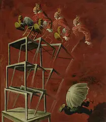 Georges Schreiber, Ein Liberium, 1945, oil on canvas