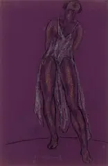Isadora Duncan by Abraham Walkowitz, pastel on paper, sold May 2004