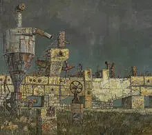 Thomas Parish, City Limits, 1964, oil on canvas